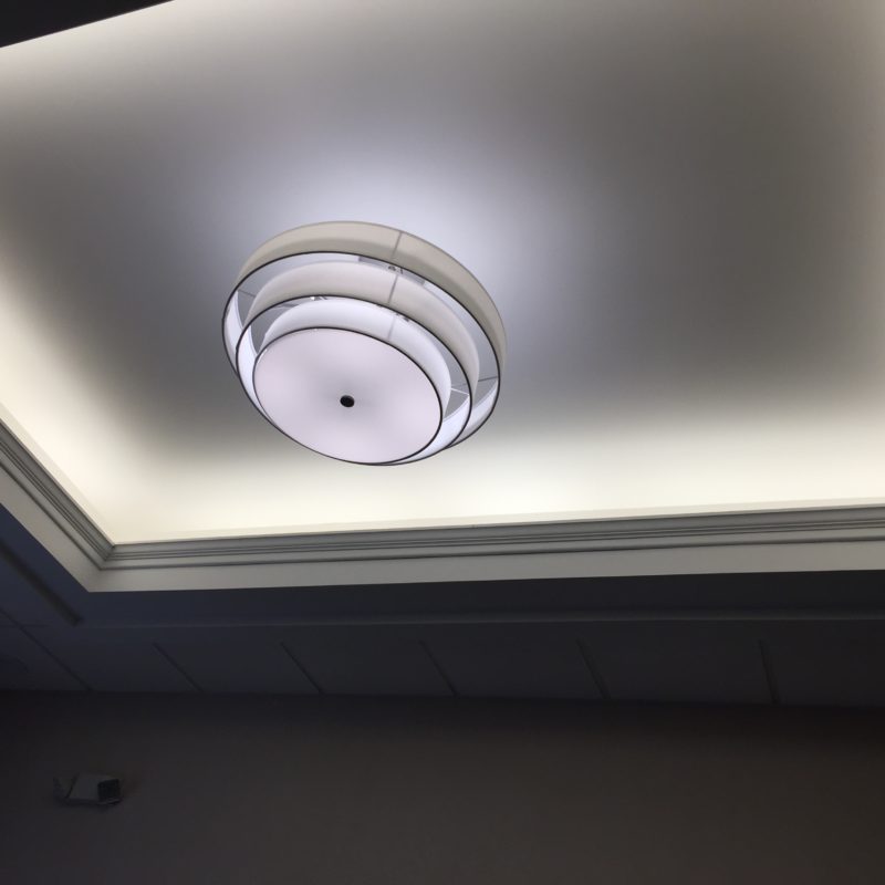 Ceiling fixture and indirect accent lighting